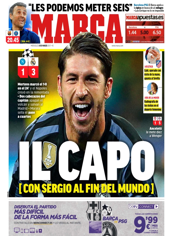 Real Madrid, Marca: "Il Capo"