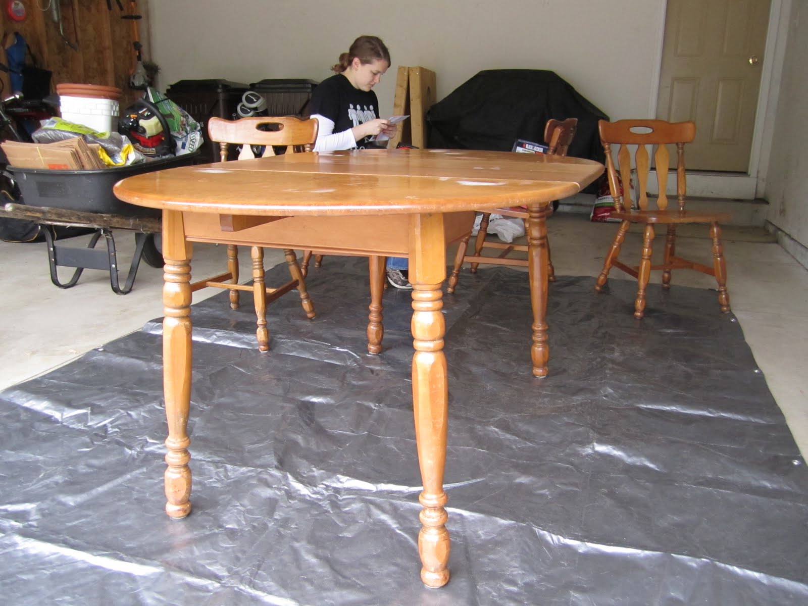 The Stooch Life Dining Room Table Project Sanding