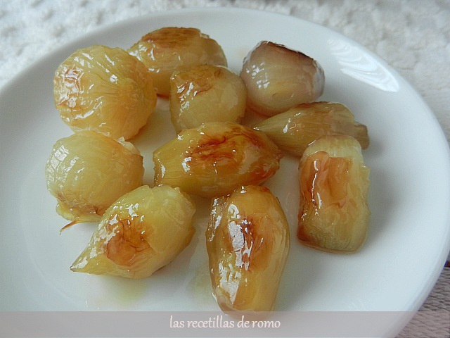 "Cómo hacer cebollitas glaseadas"