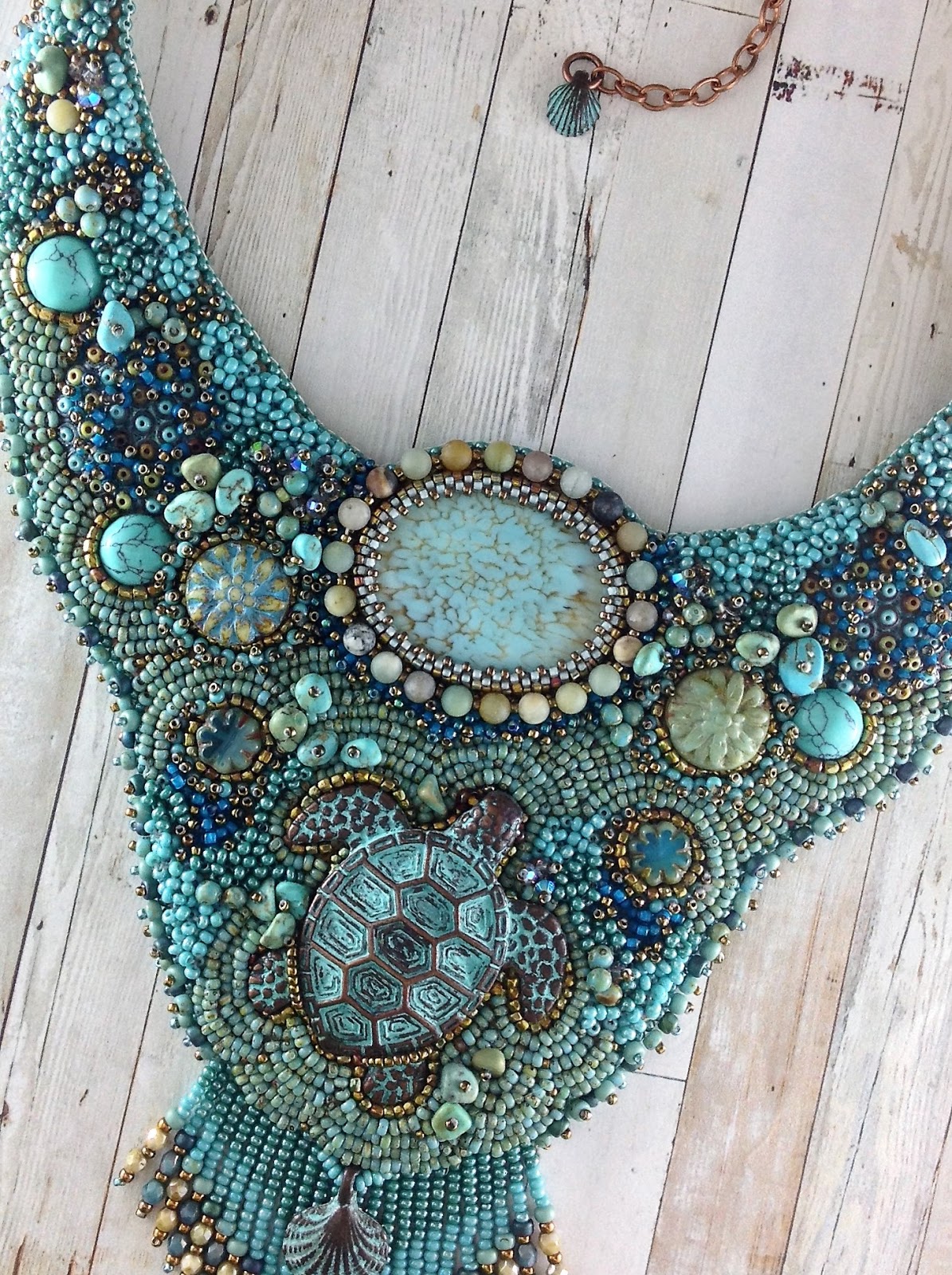 RosemaryB Jewellery: Turtle Sea Collar