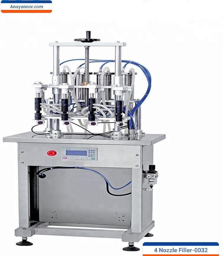 Perfume Liquid Filler machine 4 Nozzle