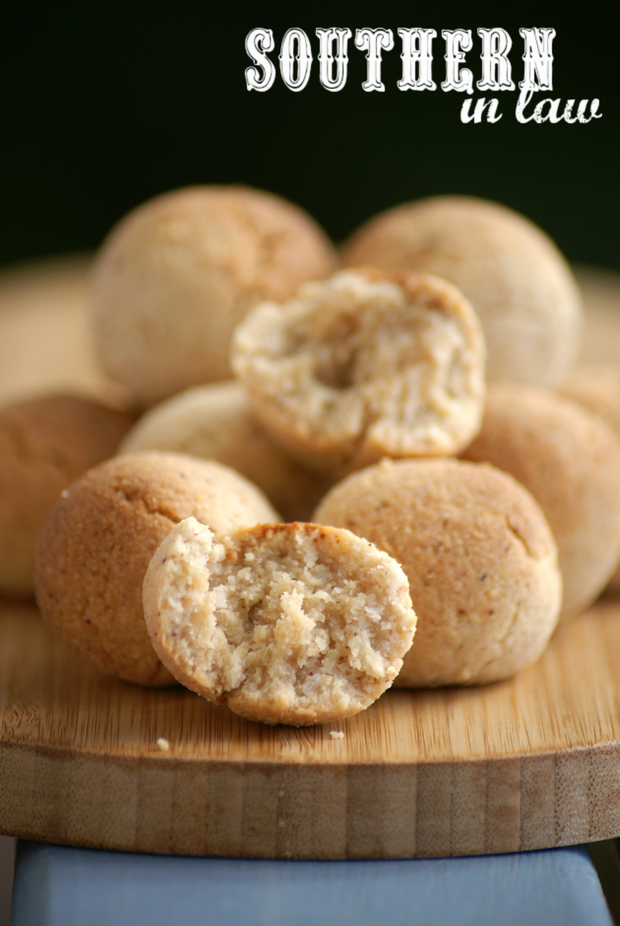 Southern In Law Recipe 4 Ingredient Almond Coconut Cookie Balls