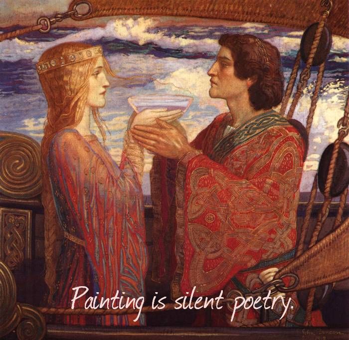 Painting is silent poetry.