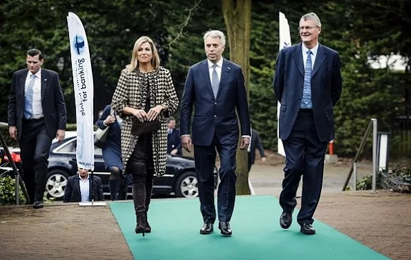 Queen Máxima of The Netherlands attends the annual meeting of the Global Alliance for Banking Values (GABV) hosted by Triodos Bank in Zeist, Utrecht, The Netherlands