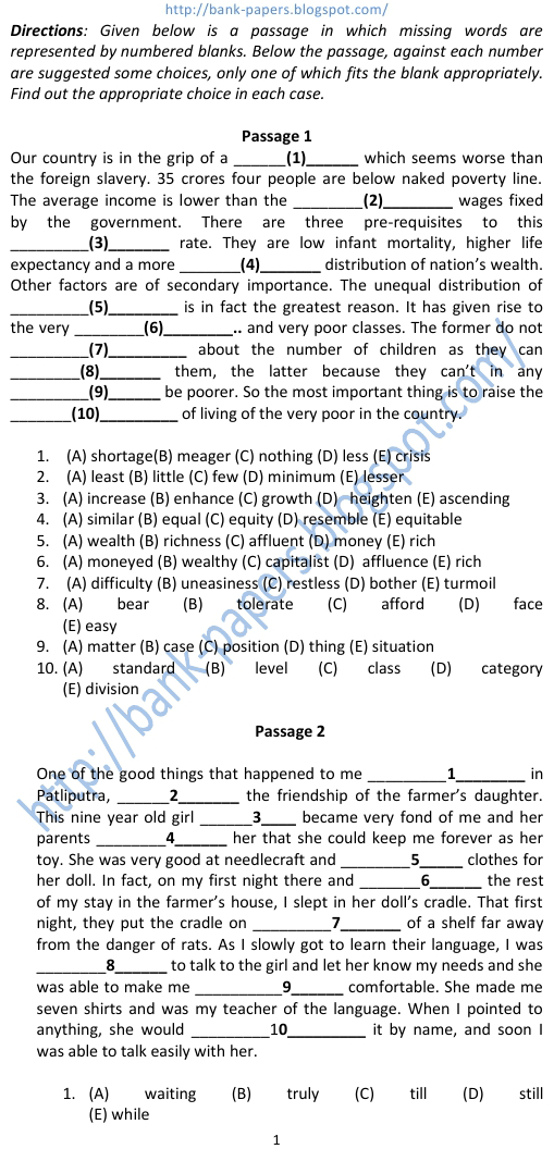 ibps clerical question paper