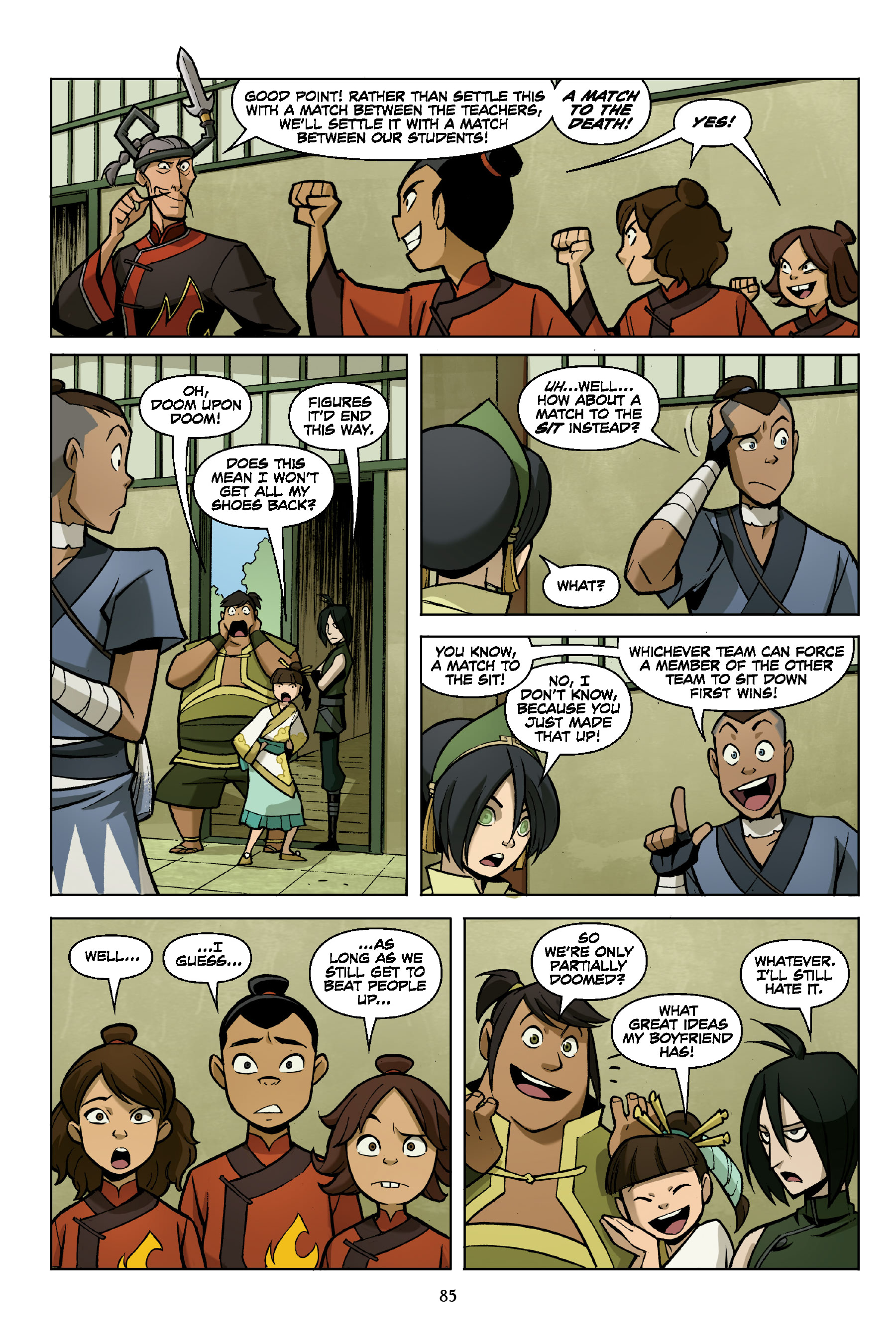 Read online Nickelodeon Avatar: The Last Airbender - The Promise comic -  Issue # _TPB Omnibus (Part 1) - 86