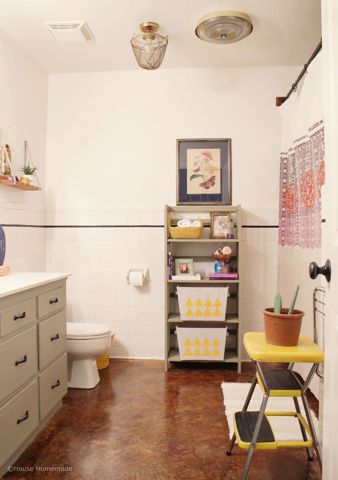 House Homemade Stained Concrete Floors Diy And Review