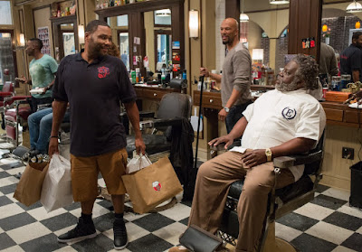 Anthony Anderson, Common and Cedric The Entertainer in Barbershop The Next Cut