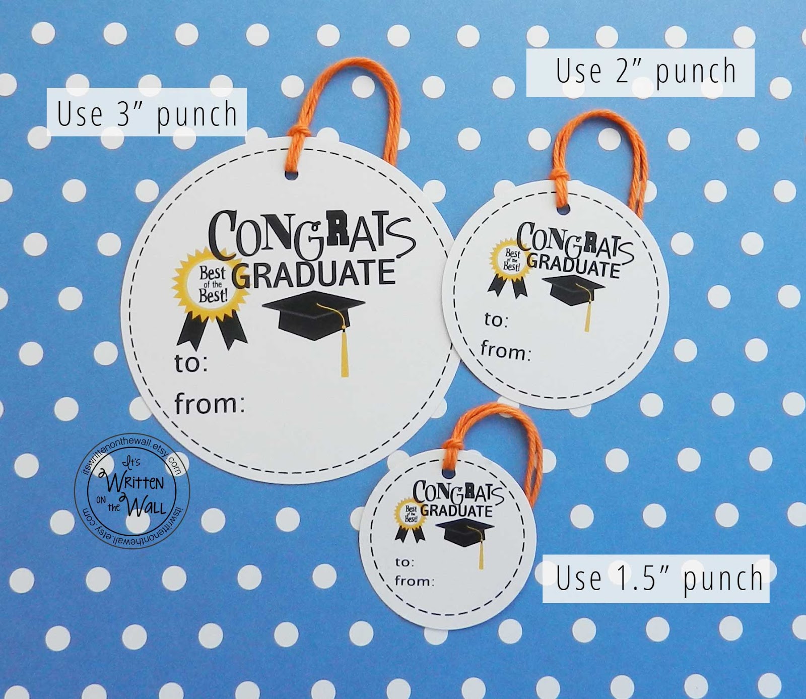 It's Written on the Wall What a Fun Way to Package Graduation Gifts