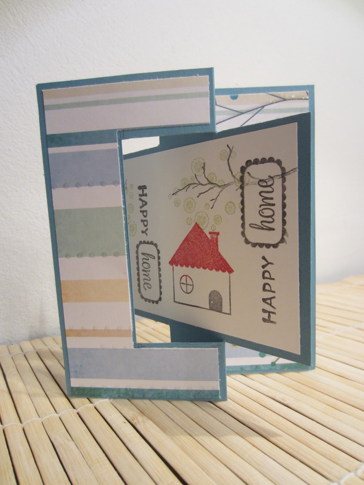 Kreative Stempelküche: Karte zum Umzug