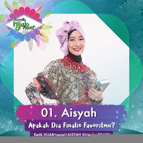 Biografi Profil Biodata Aisyah - Finalis Sunsilk Hijab Hunt 2017