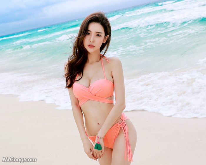 Beautiful Park Park Hyun in the beach fashion picture in June 2017 (225 photos) photo 3-7