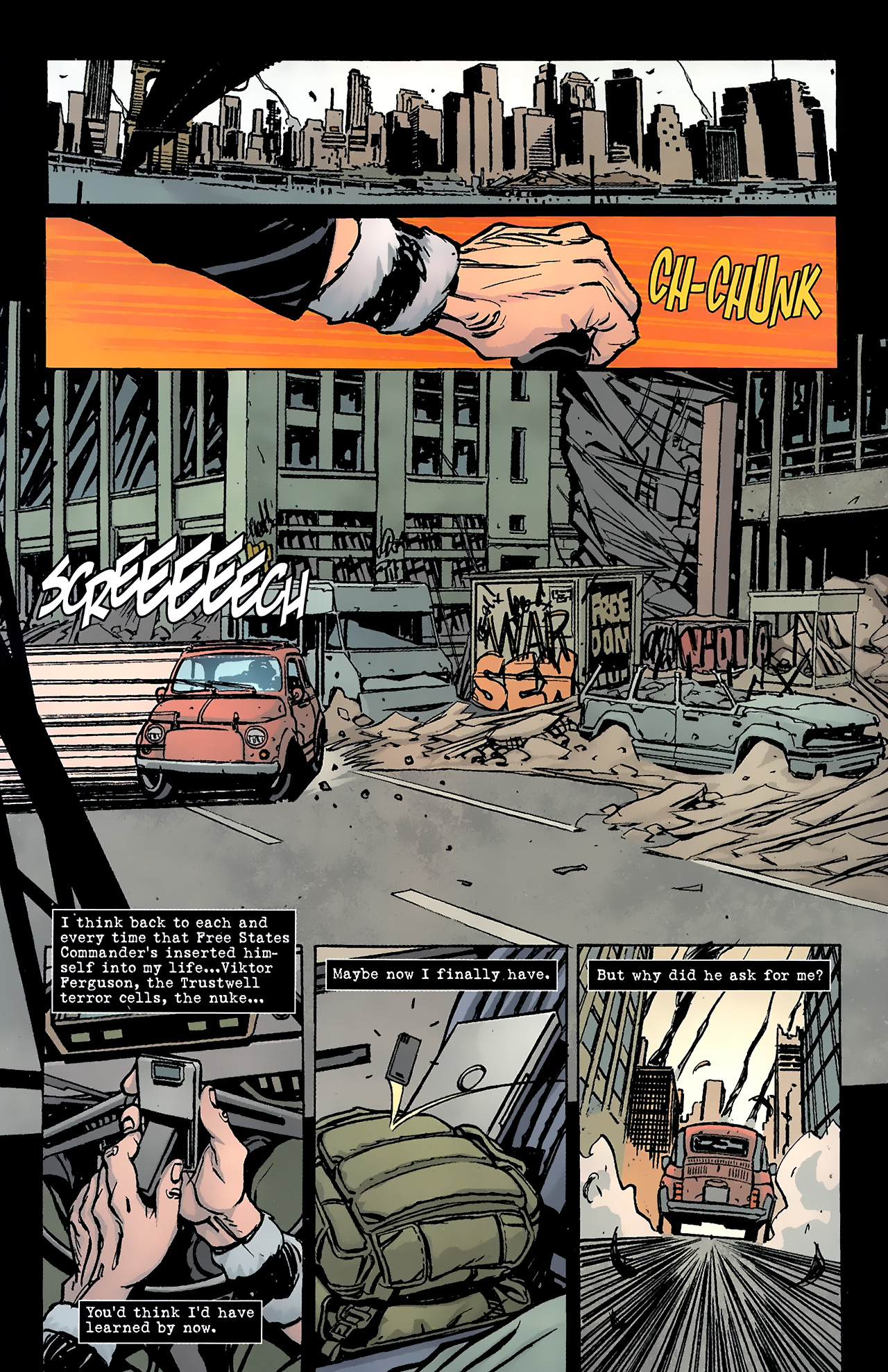 Read online DMZ (2006) comic -  Issue #63 - 7