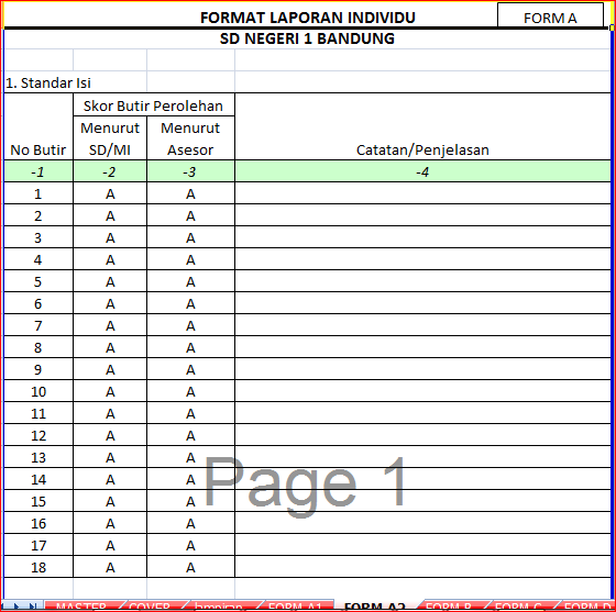 Penilaian Visitasi Akreditasi S-M 2014 Format Excel Penilaian Visitasi Akreditasi S-M 2014 Format Excel