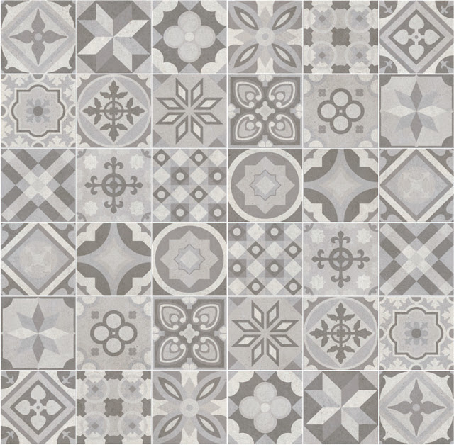 Seamless Patchwork Pattern Tiles with Maps | Texturise Free Seamless