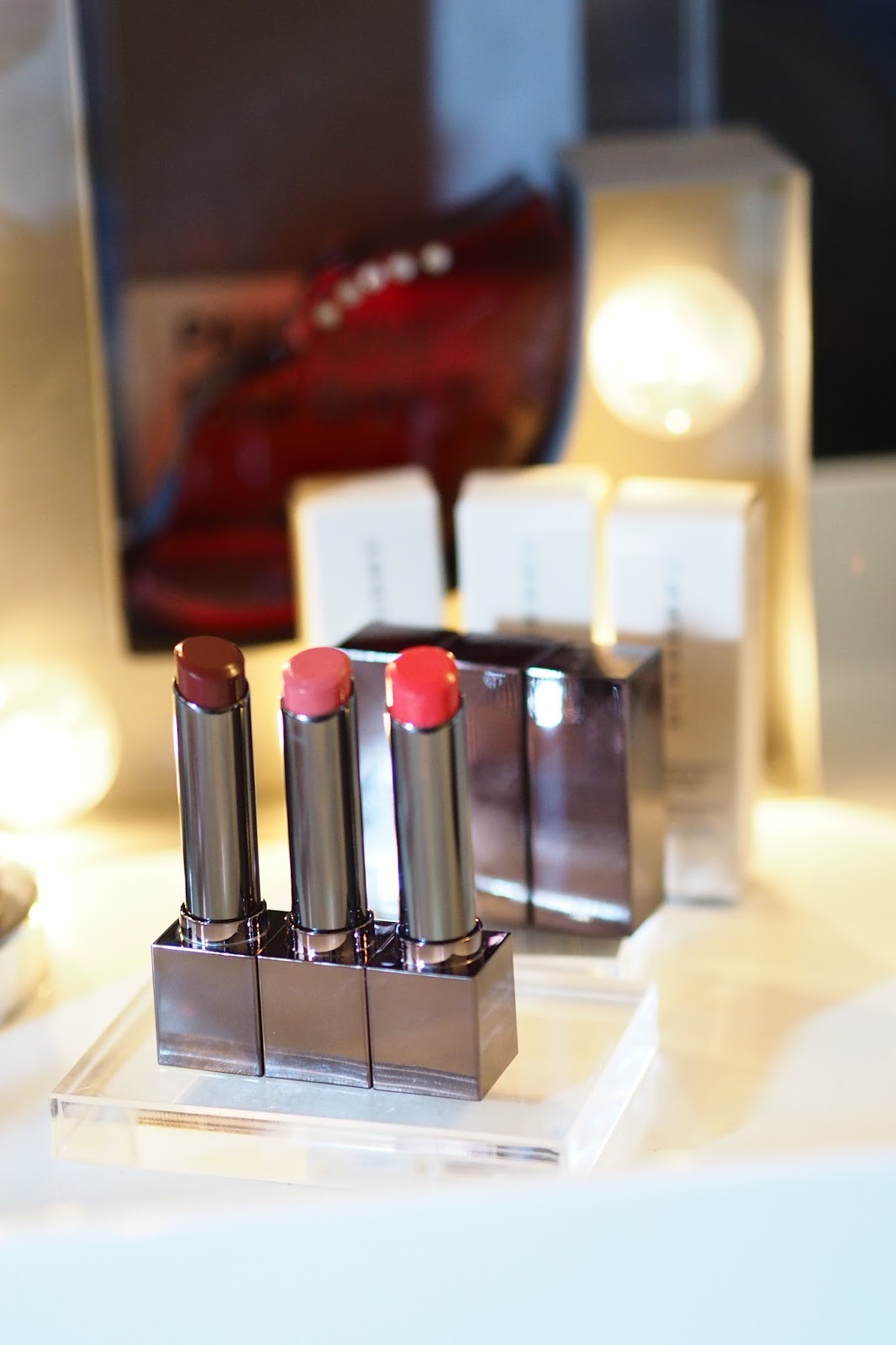 Kisses Lipstick Burberry Pomegranate Pink Lipstick Swatch