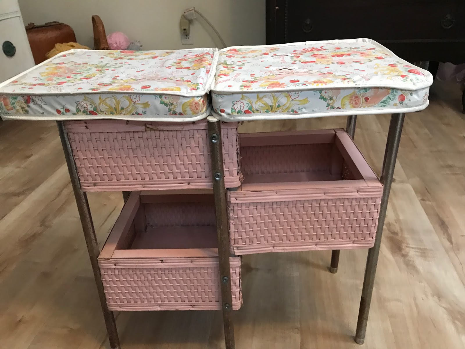 The Savage Pea Vintage doll changing table