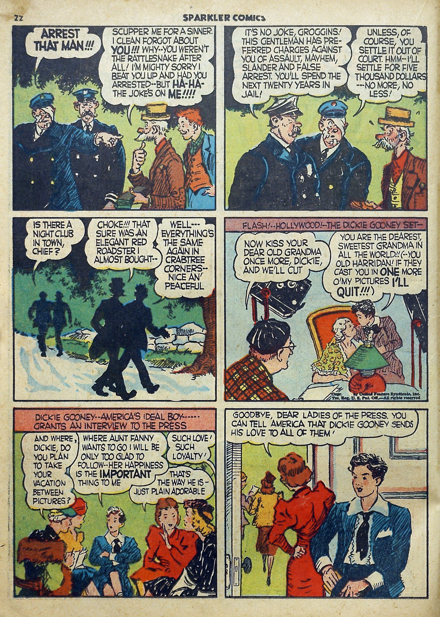 Read online Sparkler Comics comic -  Issue #2 - 18