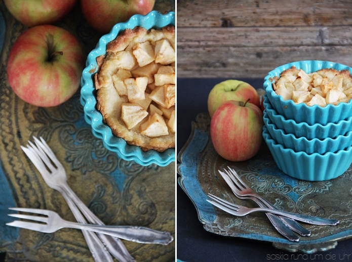 SaskiarundumdieUhr: Mürbteig Apfelkuchen