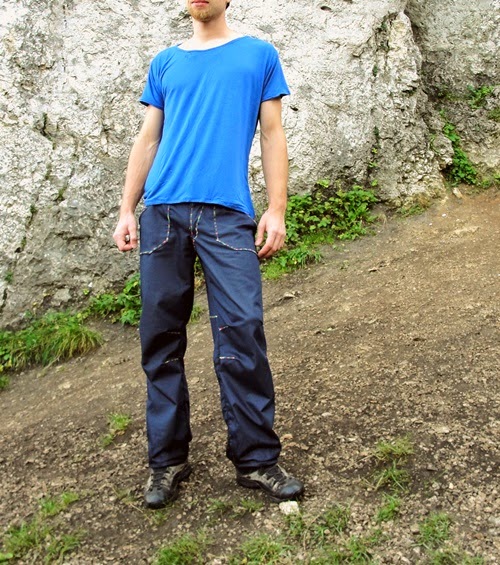Sewing for Mr S. new climbing pants
