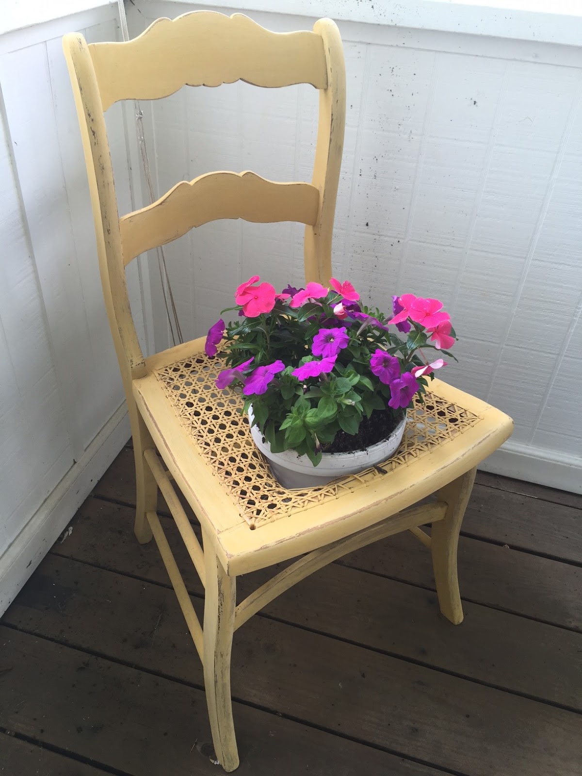 Distress Yourself Out! How to Reuse That "Broken" Chair!