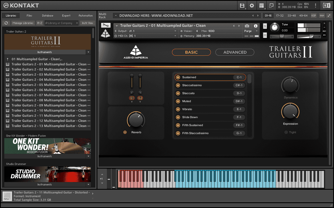 Download Audio Imperia Trailer Guitars 2 v1.1.0 KONTAKT Library