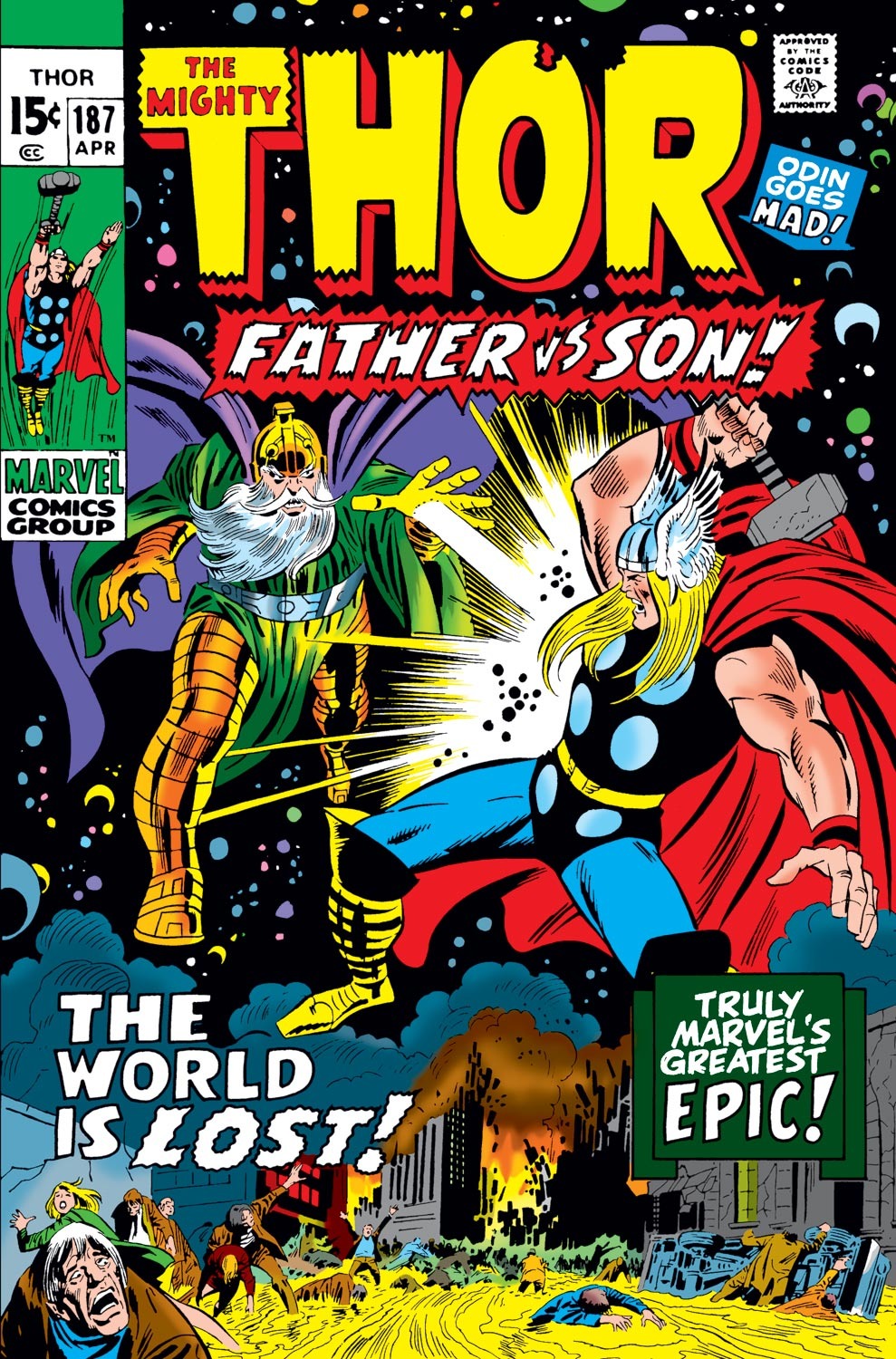 Read online Thor (1966) comic -  Issue #187 - 1