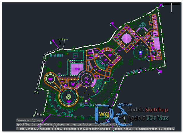 Centre for performance in AutoCAD   