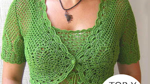 Top y Bolero para tejer al Crochet