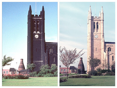 St. James Church, Uttoxeter Road Longton, taken from Normacot Road