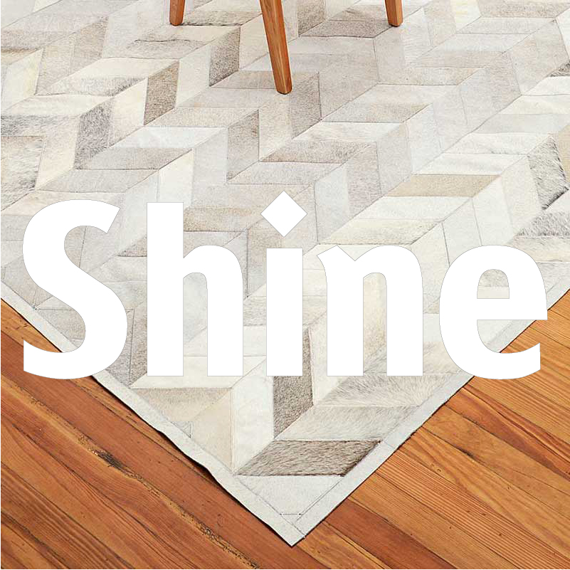 Shine Rugs How To Flatten a Curling Cowhide