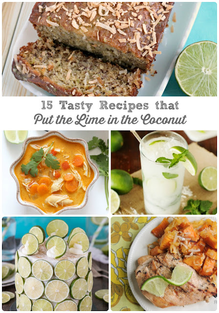 Sweet, creamy coconut and tart lime come together perfectly in these 15 Tasty Recipes that Put the Lime in the Coconut.
