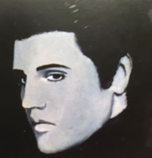 Pauline Boty, It's a Man's World I, detail of Elvis