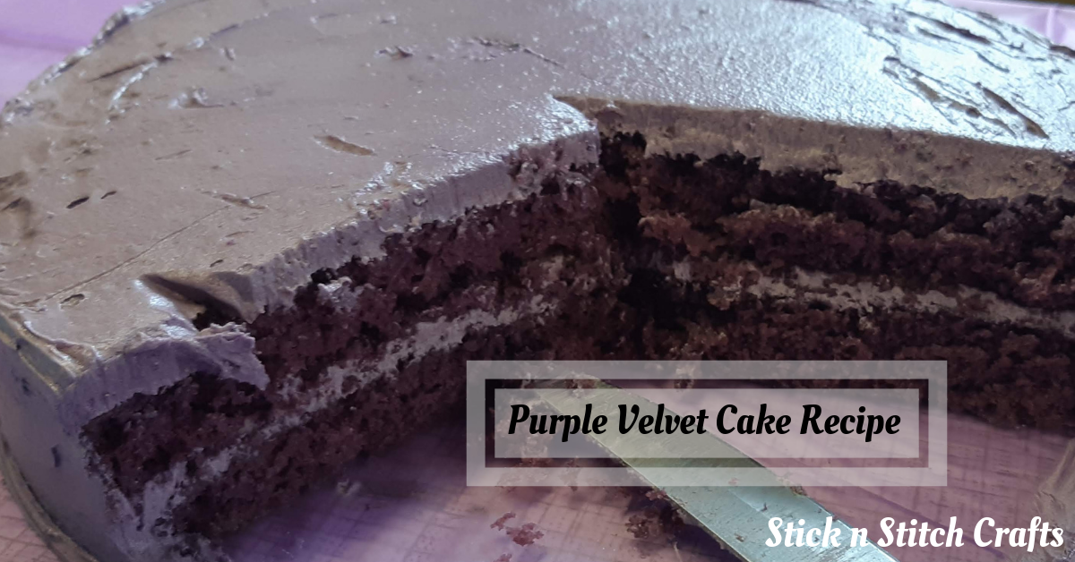 simplycrafting Purple Velvet Cake Recipe