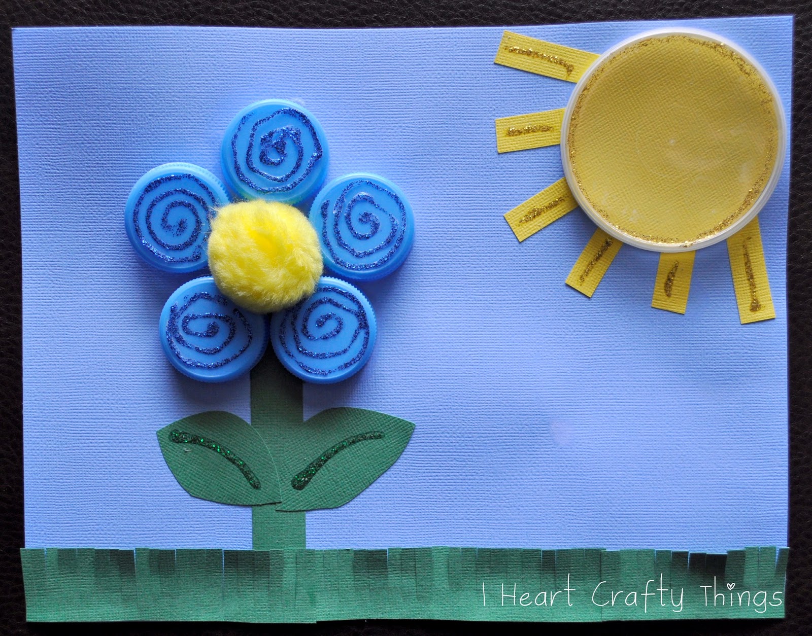 Аппликация из бросового материала