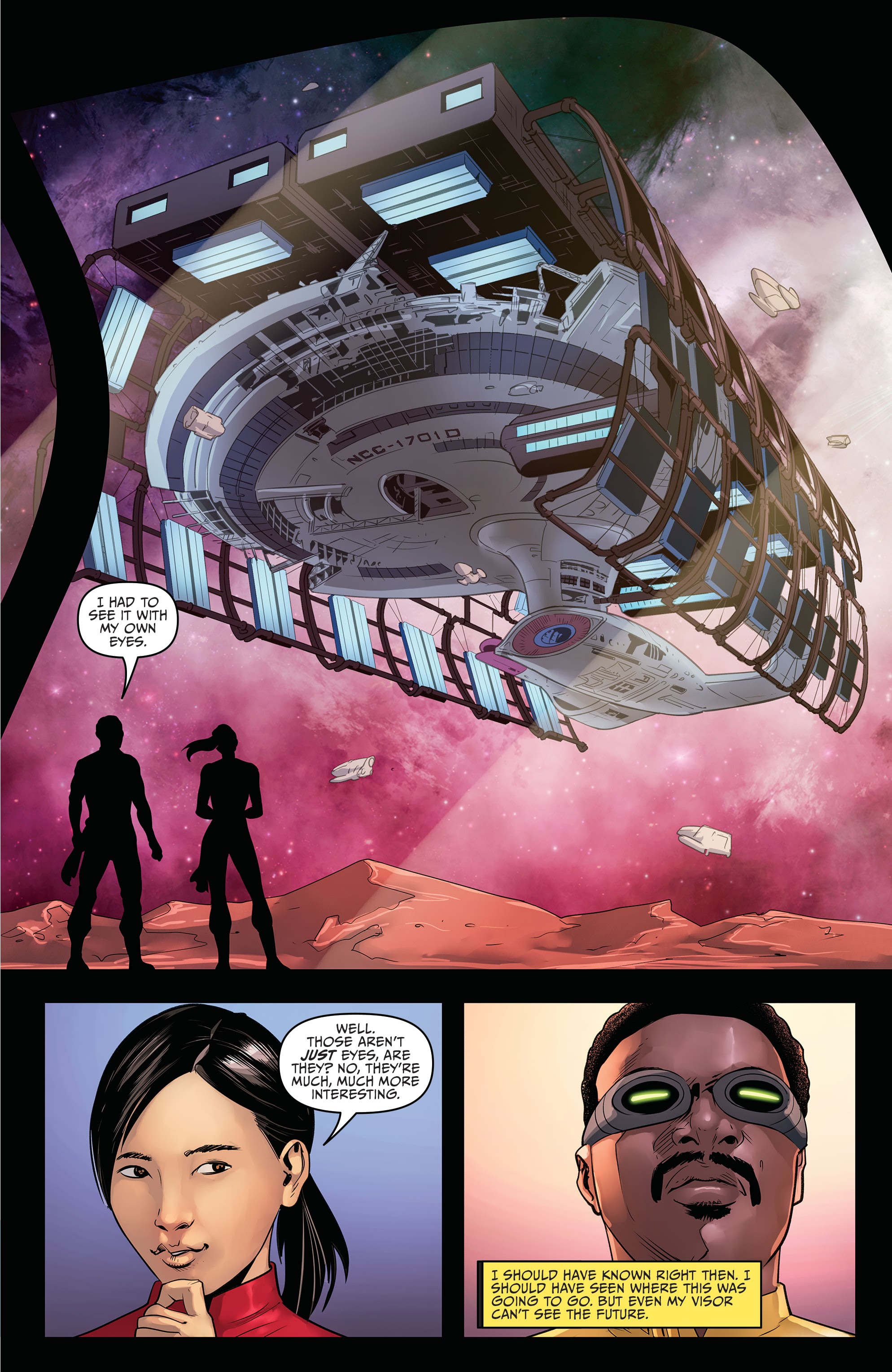 Read online Star Trek: The Mirror War - Captain LaForge comic -  Issue #1 - 11