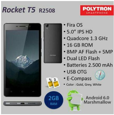 Polytron R2508 Rocket T5 Harga Dan Spesifikasi Ram 2gb Namun Belum 4g Zona Evercoss