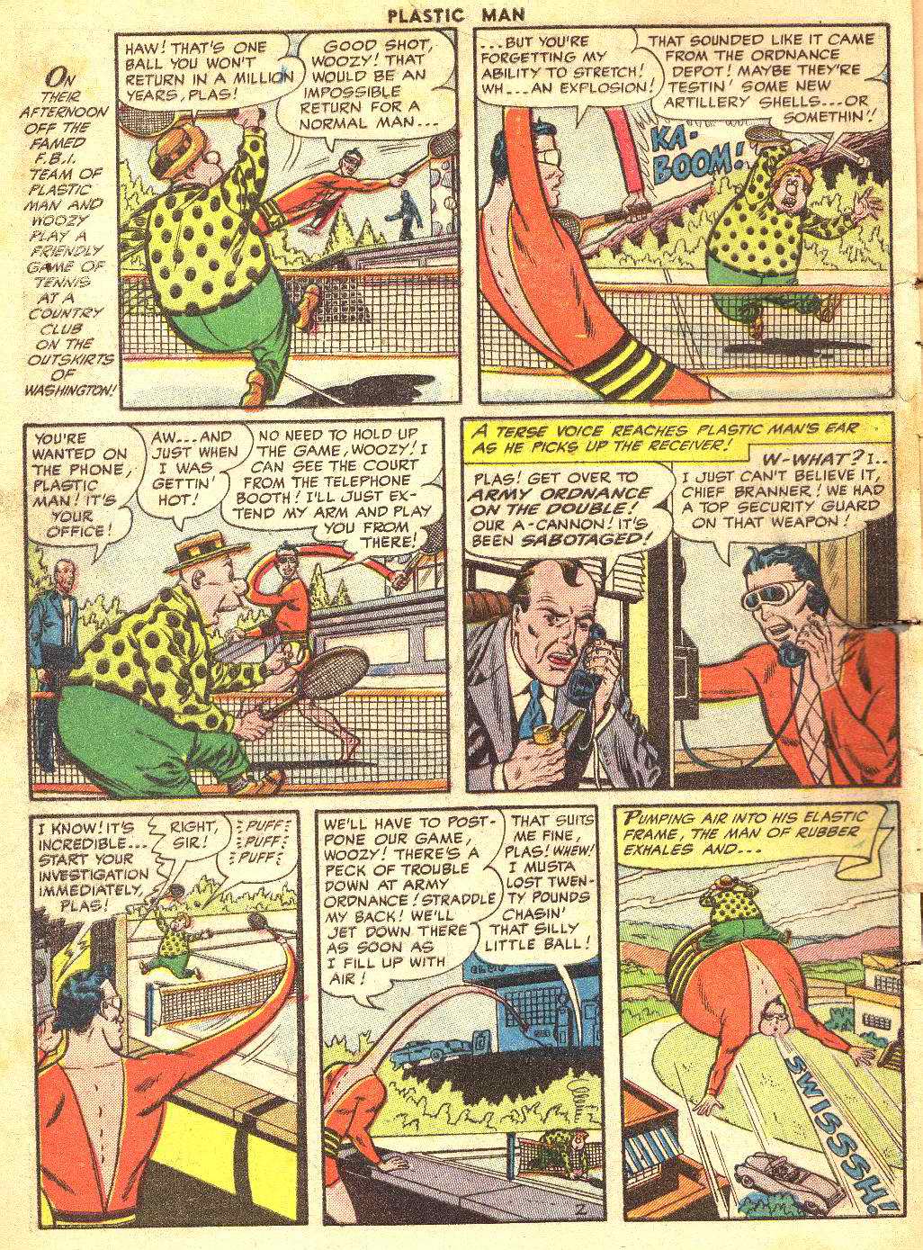 Read online Plastic Man (1943) comic -  Issue #51 - 4