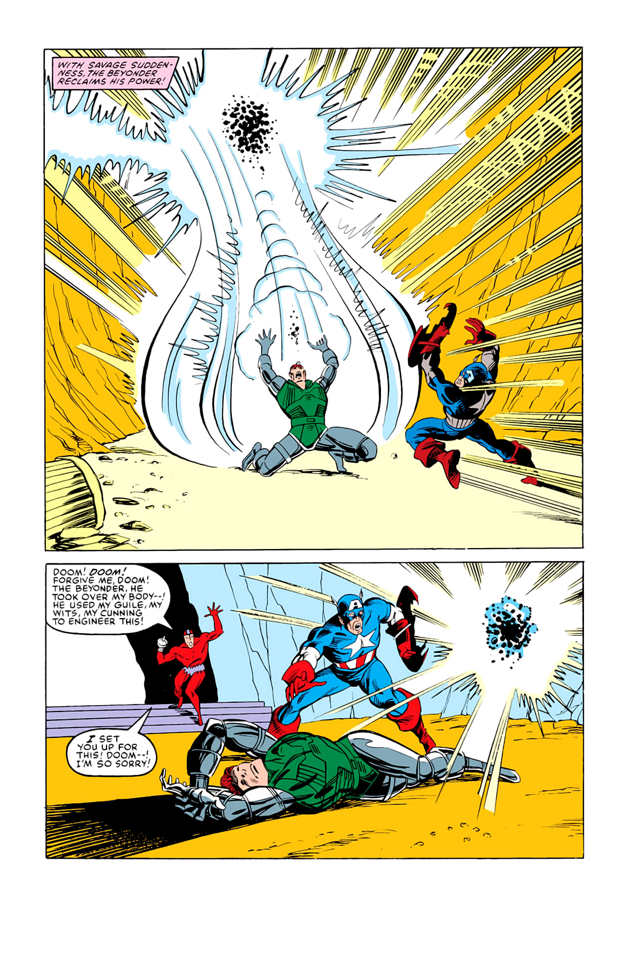 Read online Captain America (1968) comic -  Issue #292m - 33