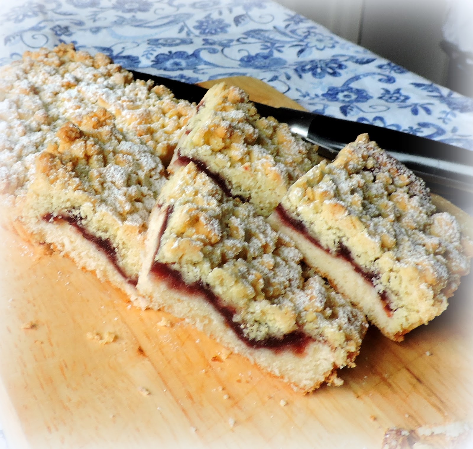 Cherry Crumble Tray Bake The English Kitchen