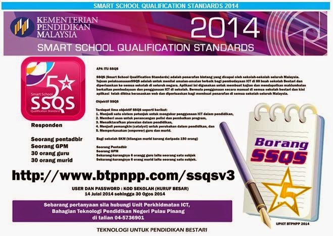 Pusat Kegiatan Guru Balik Pulau Pengisian Smart School Qualification Standards Ssqs 2014