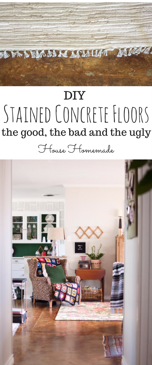 House Homemade Stained Concrete Floors Diy And Review