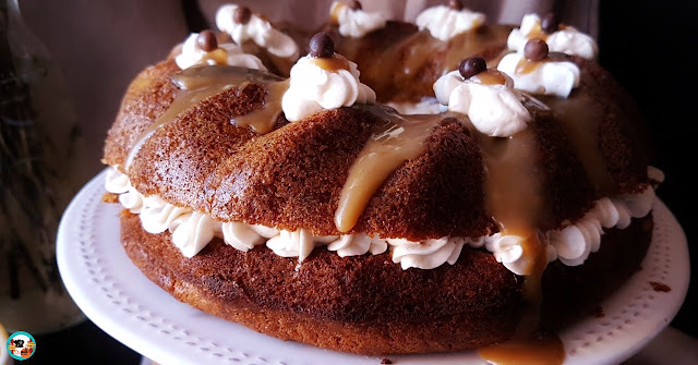 Bundt cake calabaza con caramelo