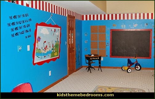 Decorating Theme Bedrooms Maries Manor Dr Seuss Bedroom Dr Seuss Theme Playroom Decorating Ideas