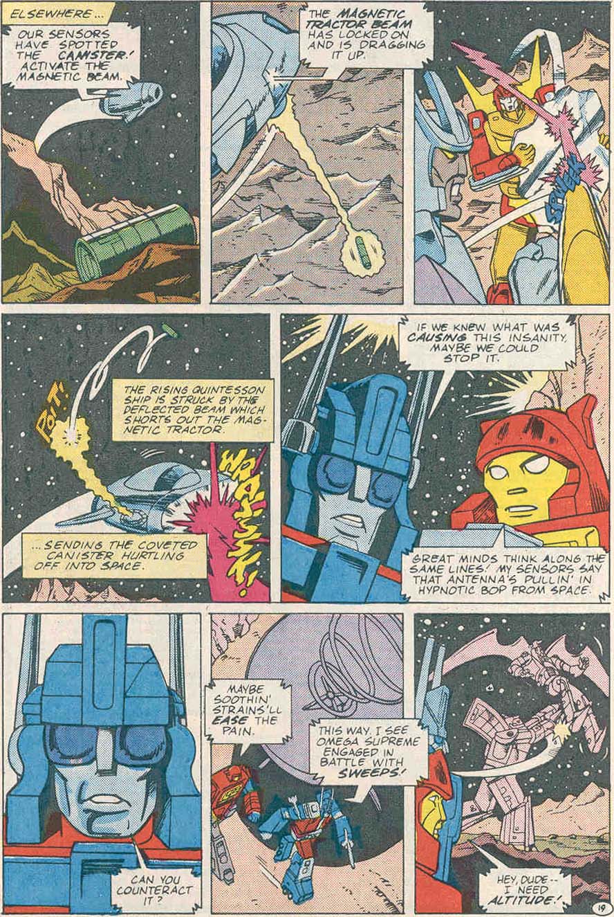Read online The Transformers (1984) comic -  Issue #43 - 20
