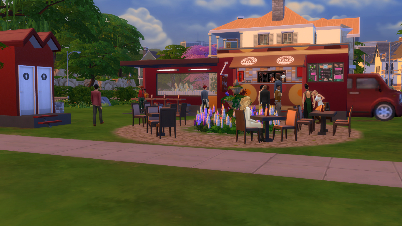 THE SIMS 4 FOOD TRUCK Cris Paula Sims