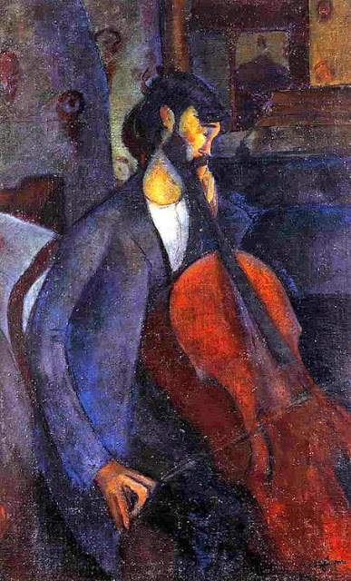 The+Cellist+(1909).+Amedeo+Modigliani