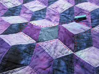 fixing a stained quilt