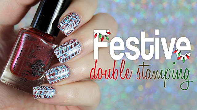 Christmas Nail Art | Emily de Molly + Baroness X + Stamping 