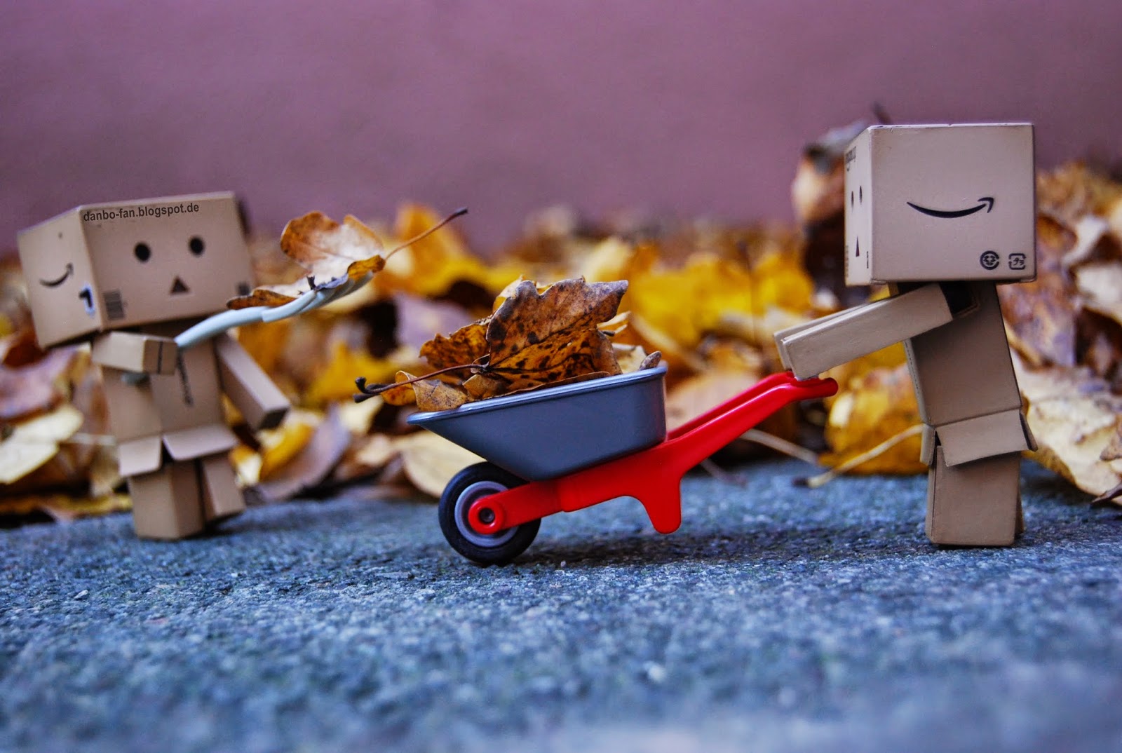 *DanboFan* Kartonmännchen Danbo im Herbst